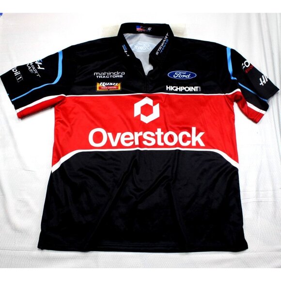 Stewart-Haas Ford Racing Overstock NASCAR Team Issued Shirt Mens XL - Picture 1 of 8
